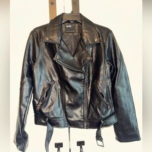 Elodie Faux Leather Jacket, large